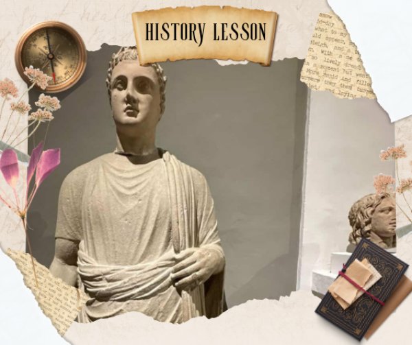 Brown Ancient Vintage Illustrative Simple History Project Presentation (Facebook Post) - 15