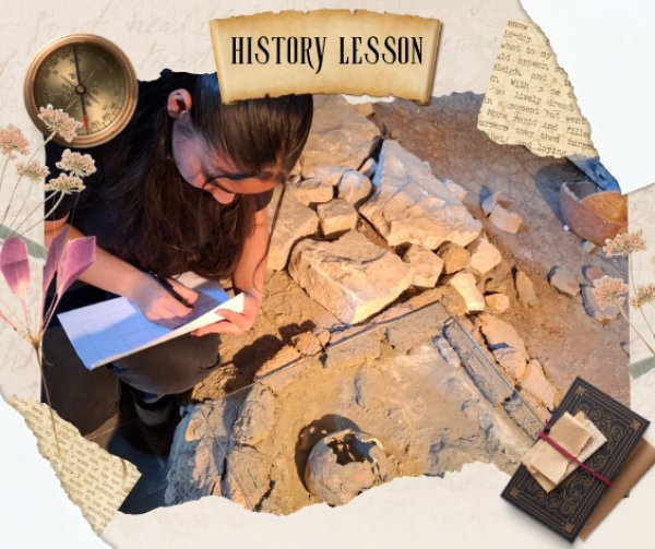 Brown Ancient Vintage Illustrative Simple History Project Presentation (Facebook Post) - 5